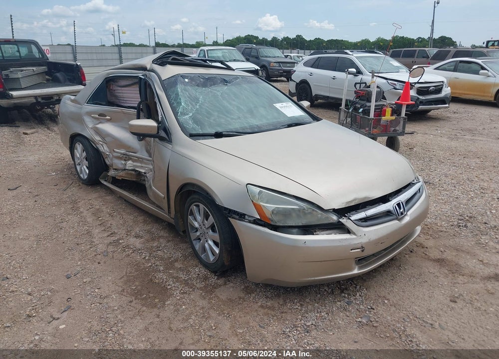 2007 HONDA ACCORD 3.0 EX VIN: 1HGCM66587A059133