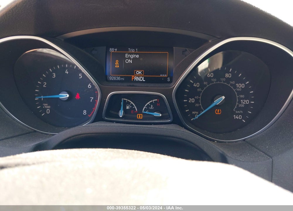 2015 FORD FOCUS SE VIN: 1FADP3F21FL357658