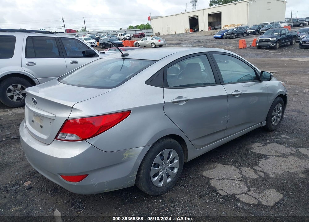 2015 HYUNDAI ACCENT GLS VIN: KMHCT4AE2FU885952
