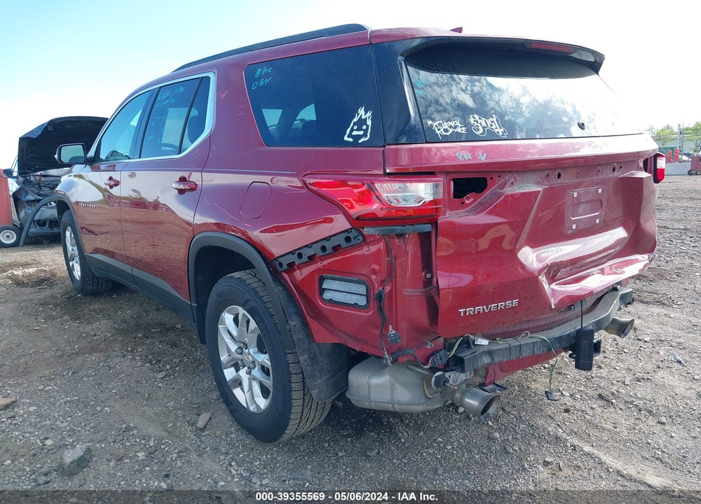 2020 CHEVROLET TRAVERSE FWD LT CLOTH VIN: 1GNERGKW1LJ187471