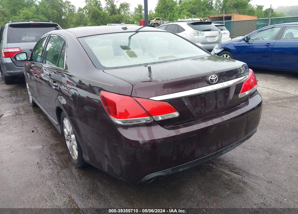 2011 TOYOTA AVALON LIMITED VIN: 4T1BK3DB7BU411807