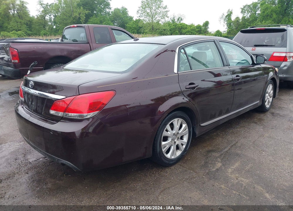 2011 TOYOTA AVALON LIMITED VIN: 4T1BK3DB7BU411807