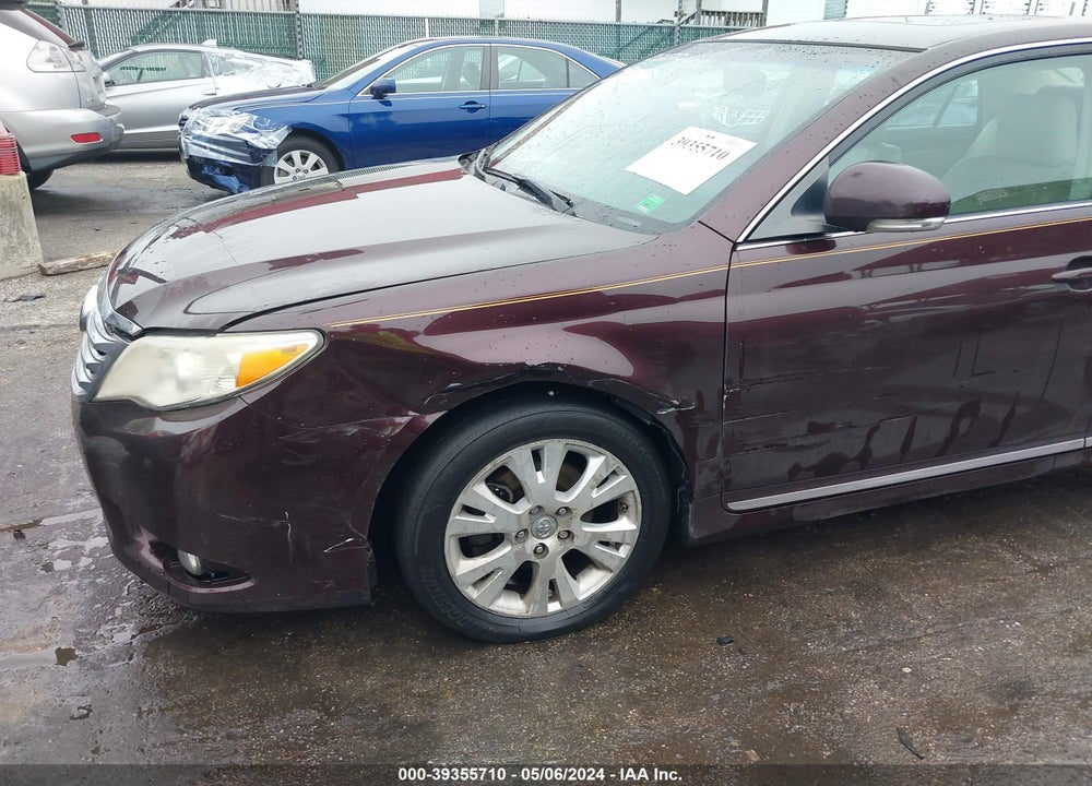 2011 TOYOTA AVALON LIMITED VIN: 4T1BK3DB7BU411807
