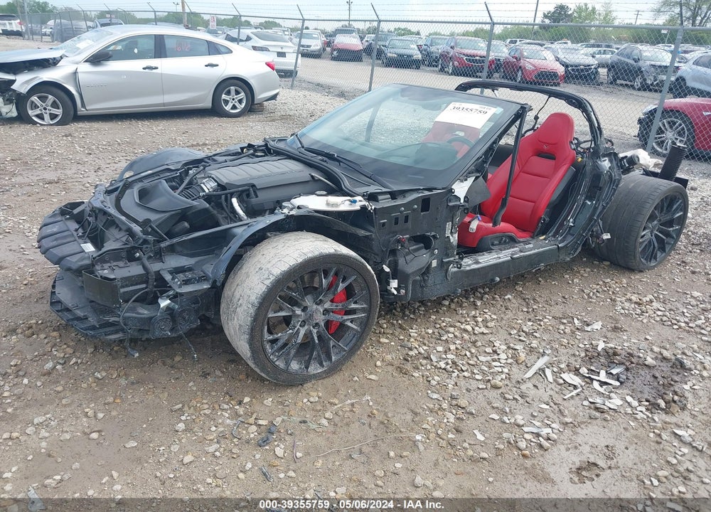 2015 CHEVROLET CORVETTE STINGRAY Z51 VIN: 1G1YJ2D79F5103831