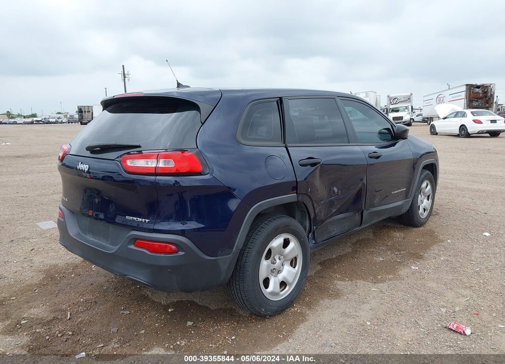 2016 JEEP CHEROKEE SPORT VIN: 1C4PJMAB4GW295503