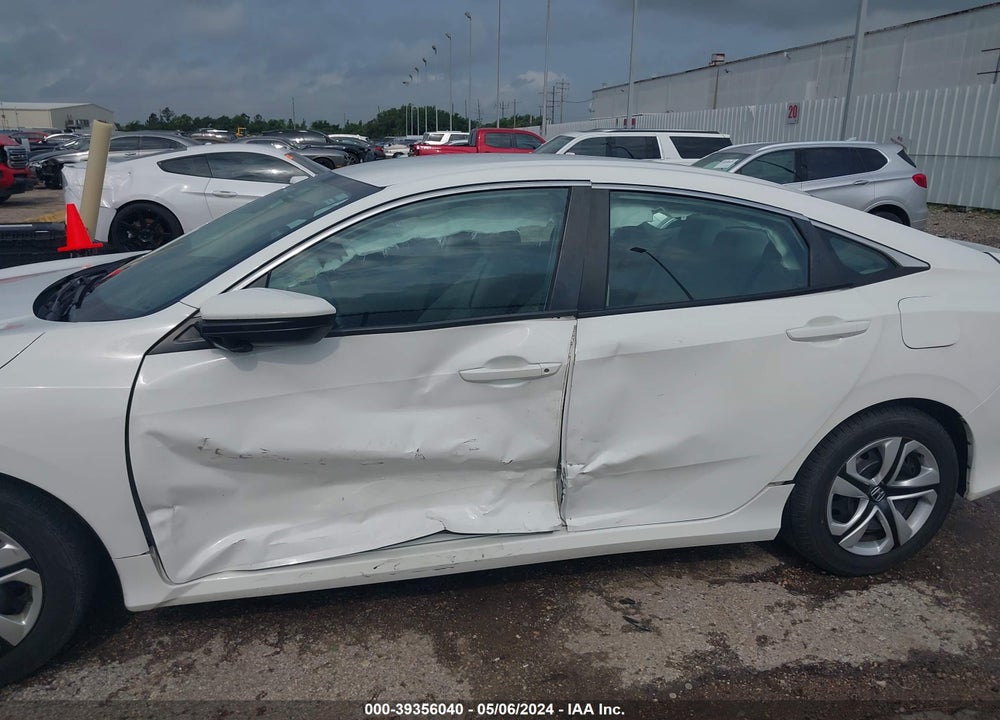 2018 HONDA CIVIC LX VIN: 19XFC2F51JE000792