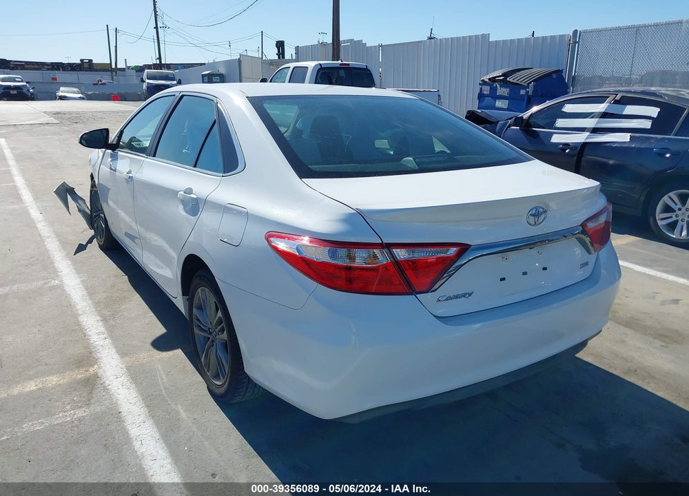 2016 TOYOTA CAMRY SE VIN: 4T1BF1FK6GU240495
