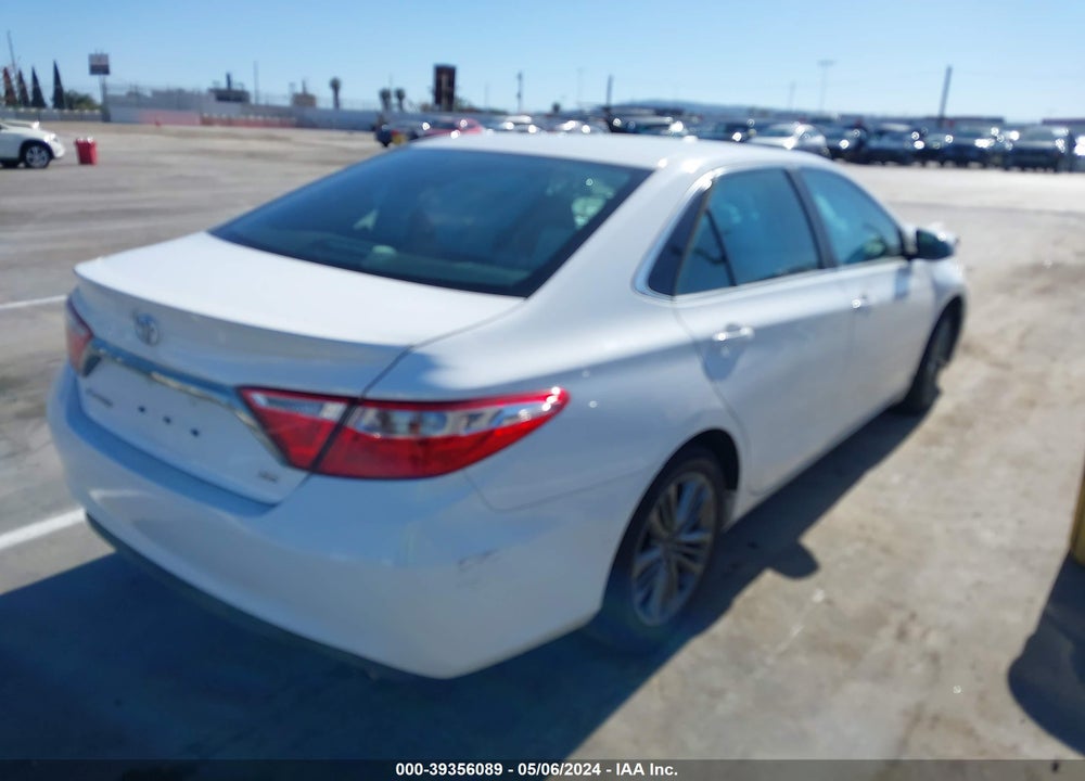 2016 TOYOTA CAMRY SE VIN: 4T1BF1FK6GU240495