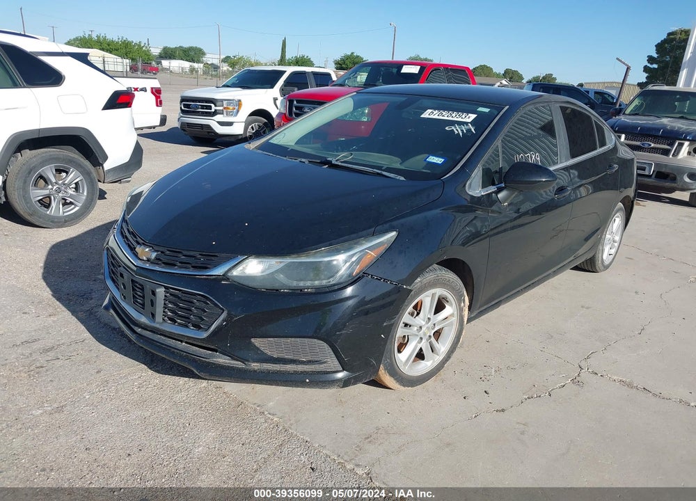 2016 CHEVROLET CRUZE LT AUTO VIN: 1G1BE5SM9G7285363