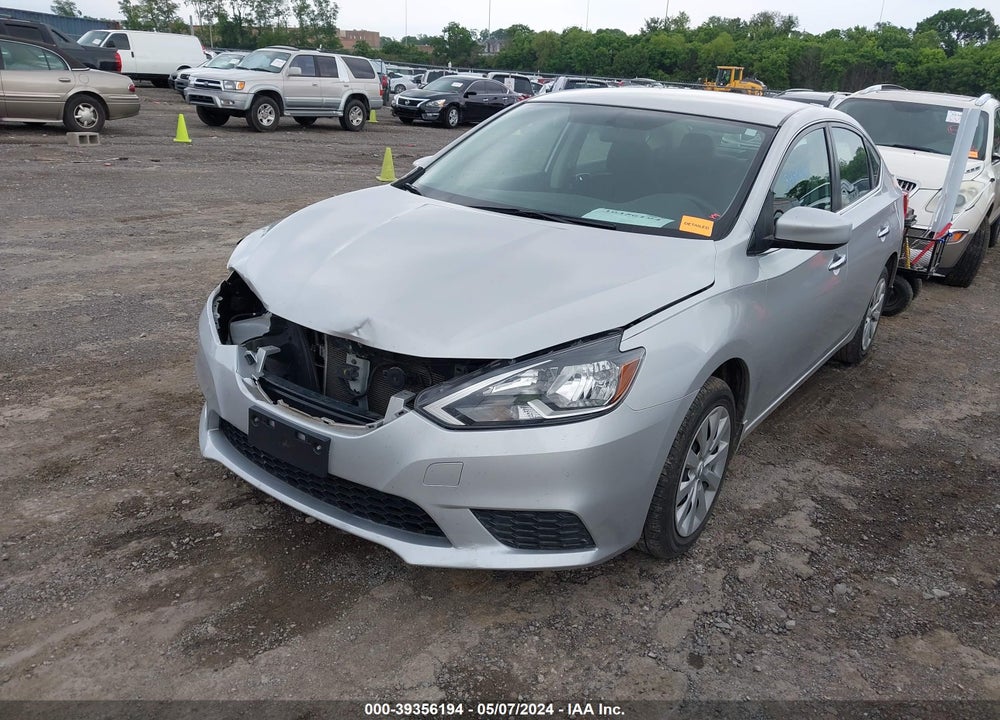2017 NISSAN SENTRA SV VIN: 3N1AB7AP5HY355642