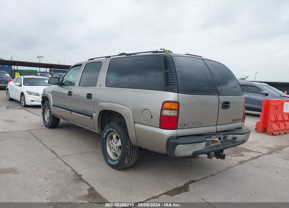 2001 CHEVROLET SUBURBAN 1500 LS VIN: 3GNEC16T81G233326