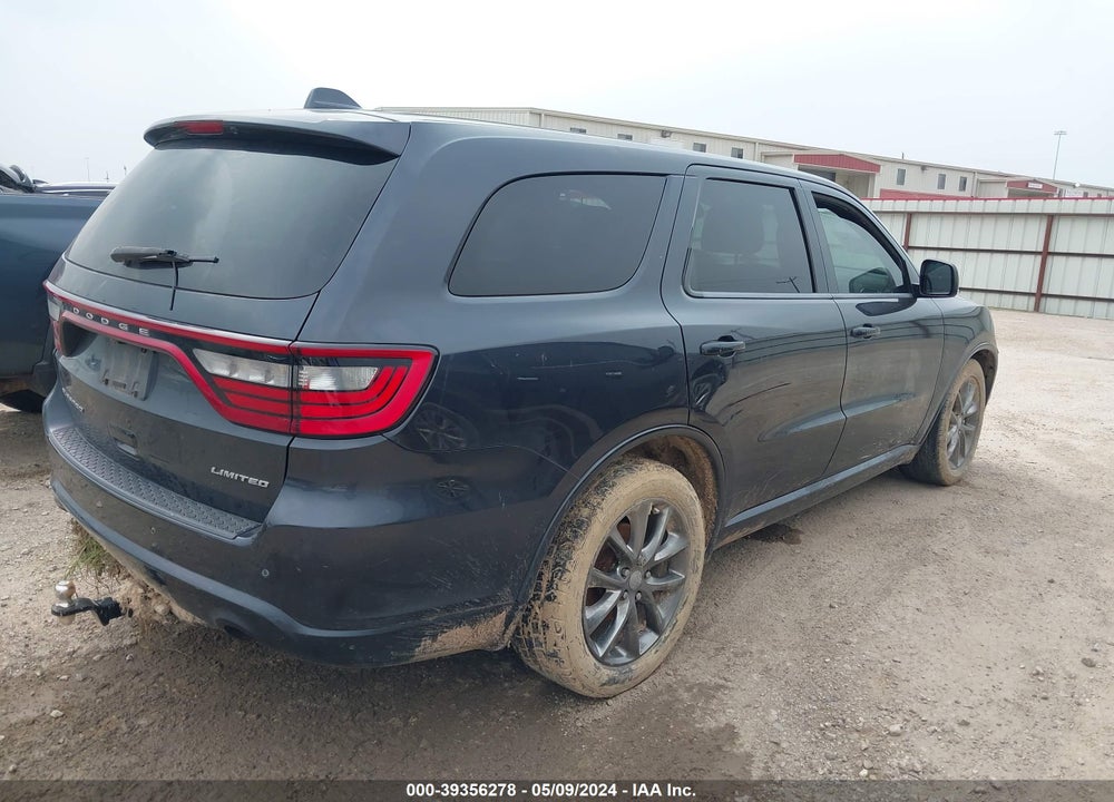 2014 DODGE DURANGO LIMITED VIN: 1C4RDHDG8EC589953