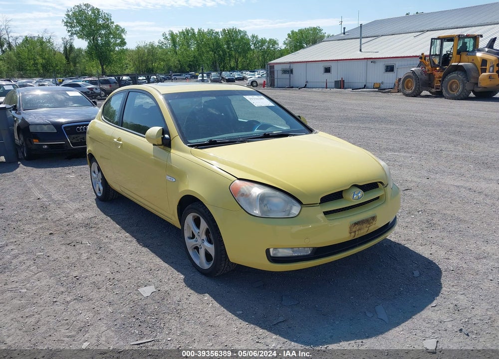 2008 HYUNDAI ACCENT SE VIN: KMHCN36C48U069338