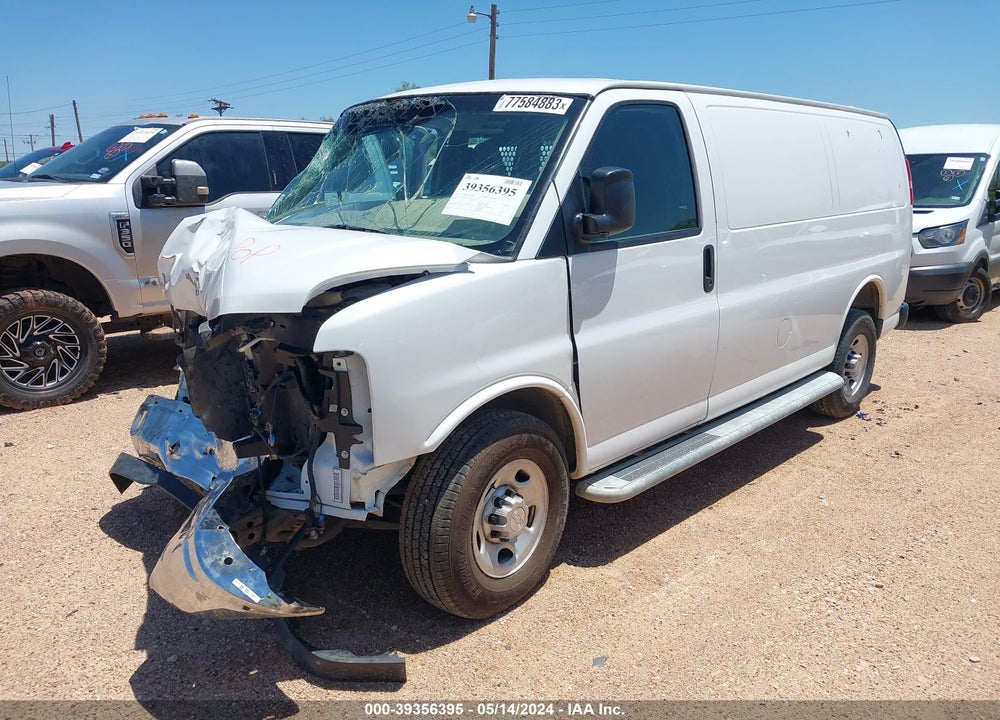 2019 CHEVROLET EXPRESS 2500 WORK VAN VIN: 1GCWGAFG0K1231509