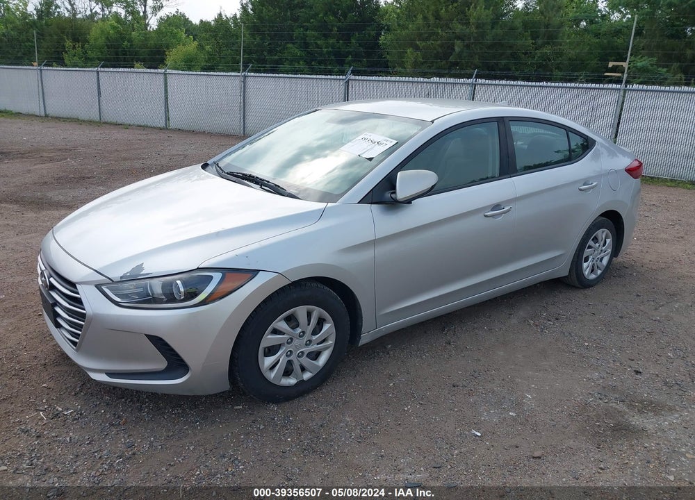 2017 HYUNDAI ELANTRA SE VIN: 5NPD74LFXHH127180