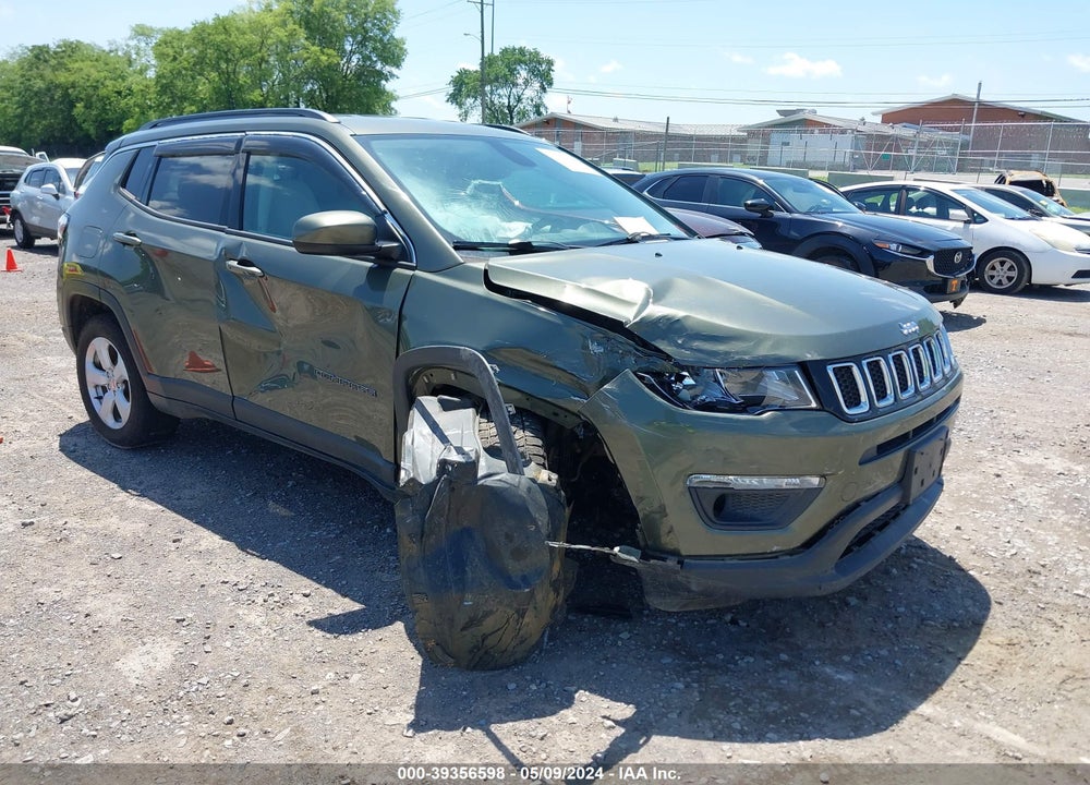 2018 JEEP COMPASS LATITUDE 4X4 VIN: 3C4NJDBB9JT345394