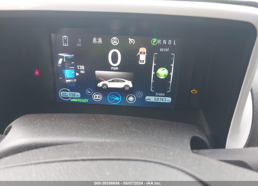 2013 CHEVROLET VOLT VIN: 1G1RA6E43DU112043