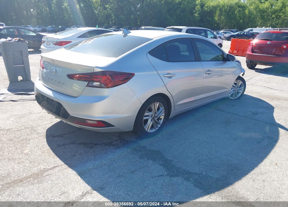 2019 HYUNDAI ELANTRA SEL VIN: 5NPD84LF2KH403906
