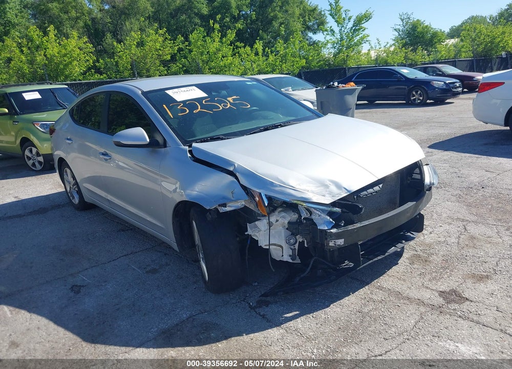 2019 HYUNDAI ELANTRA SEL VIN: 5NPD84LF2KH403906