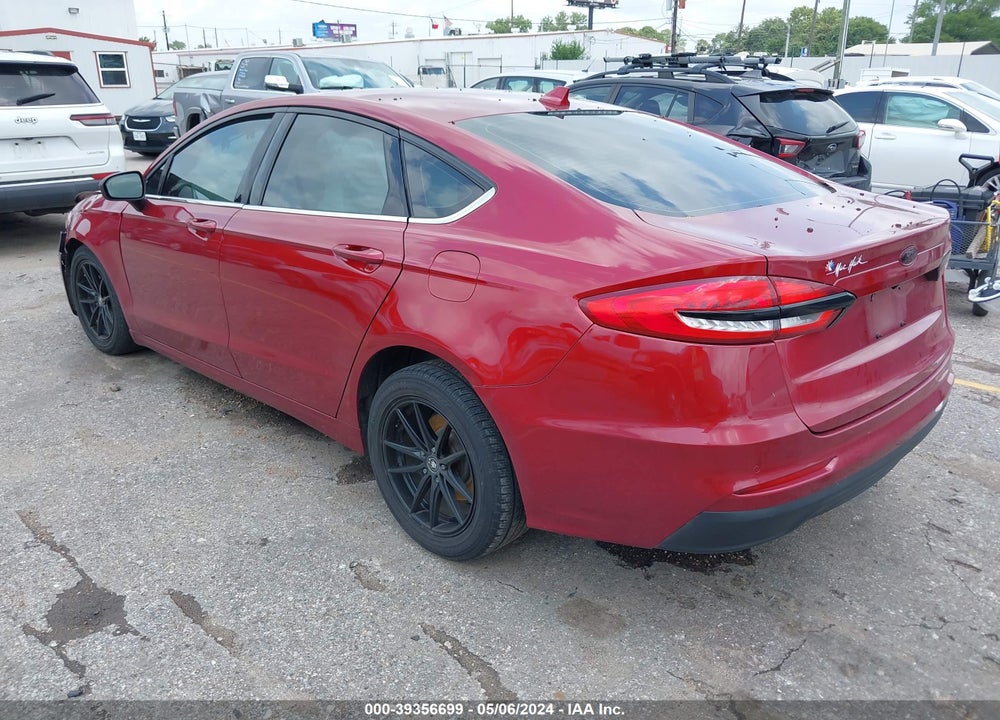 2019 FORD FUSION SE VIN: 3FA6P0HD6KR231491