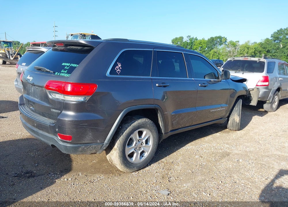 2016 JEEP GRAND CHEROKEE LAREDO VIN: 1C4RJEAGXGC448509