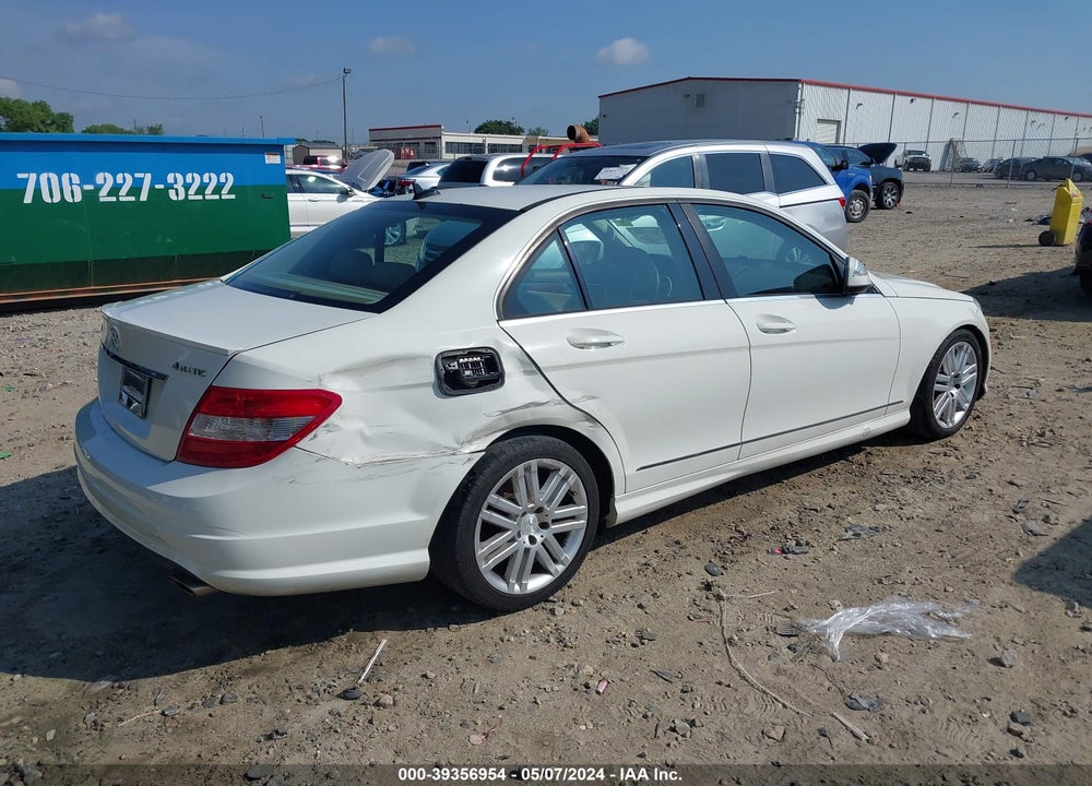 2009 MERCEDES-BENZ C 300 VIN: WDDGF81X79R085067