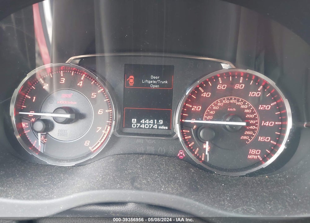 2015 SUBARU WRX STI VIN: JF1VA2L62F9823747
