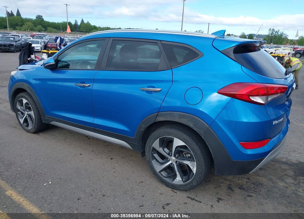 2017 HYUNDAI TUCSON LIMITED VIN: KM8J3CA26HU356305