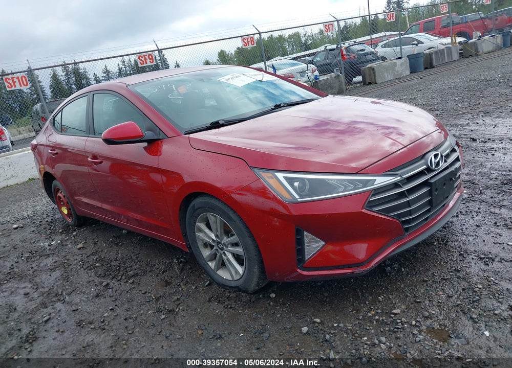 2019 HYUNDAI ELANTRA SEL VIN: KMHD84LF7KU747412