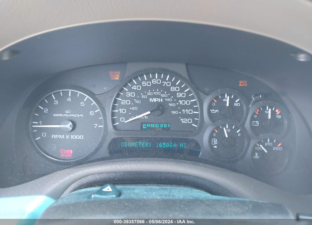 2002 OLDSMOBILE BRAVADA VIN: 1GHDT13S122181428