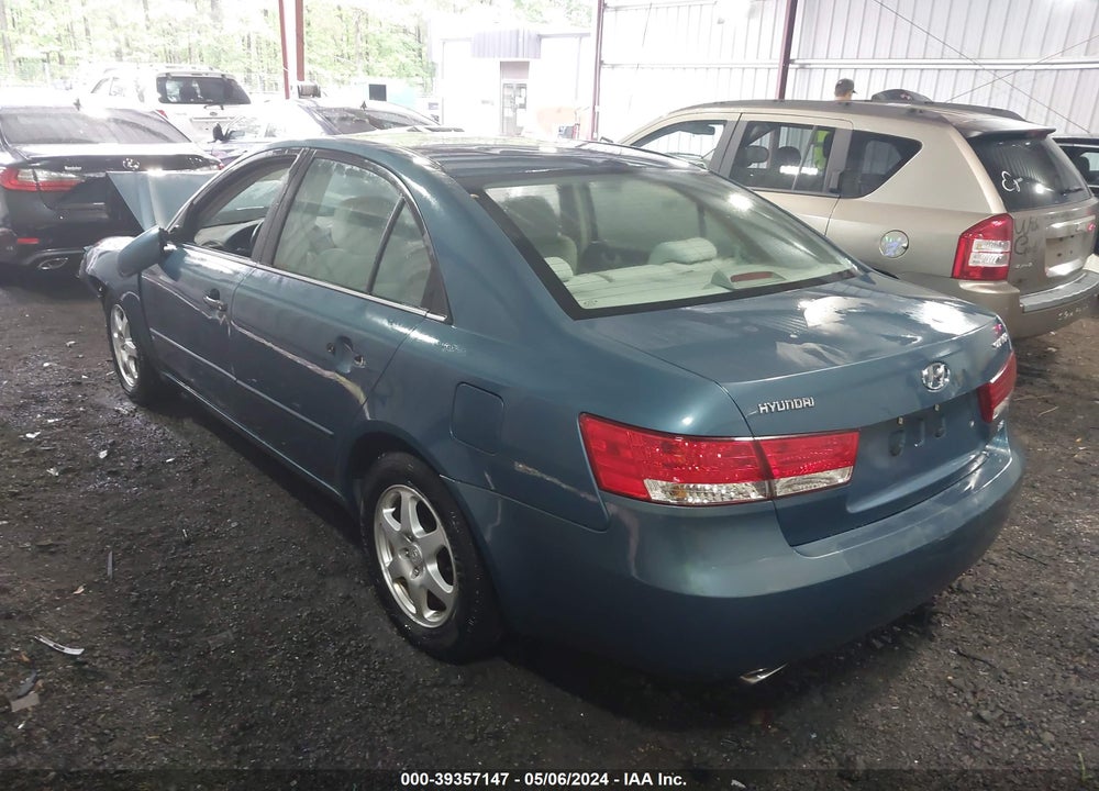 2007 HYUNDAI SONATA LIMITED/SE V6 VIN: 5NPEU46F37H161260