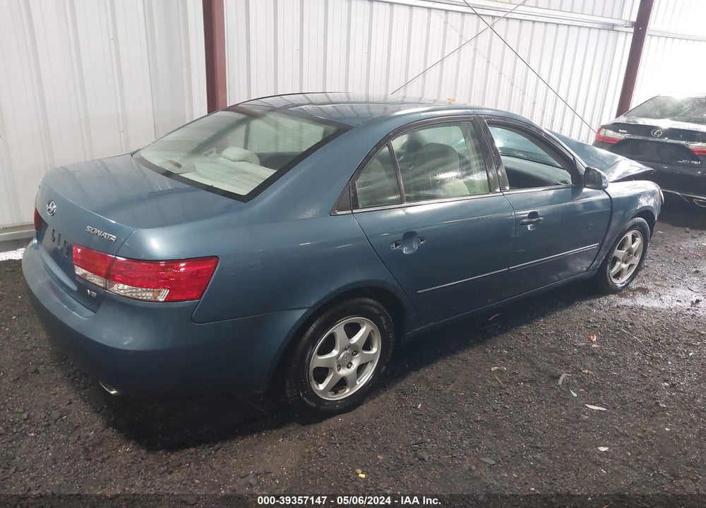 2007 HYUNDAI SONATA LIMITED/SE V6 VIN: 5NPEU46F37H161260