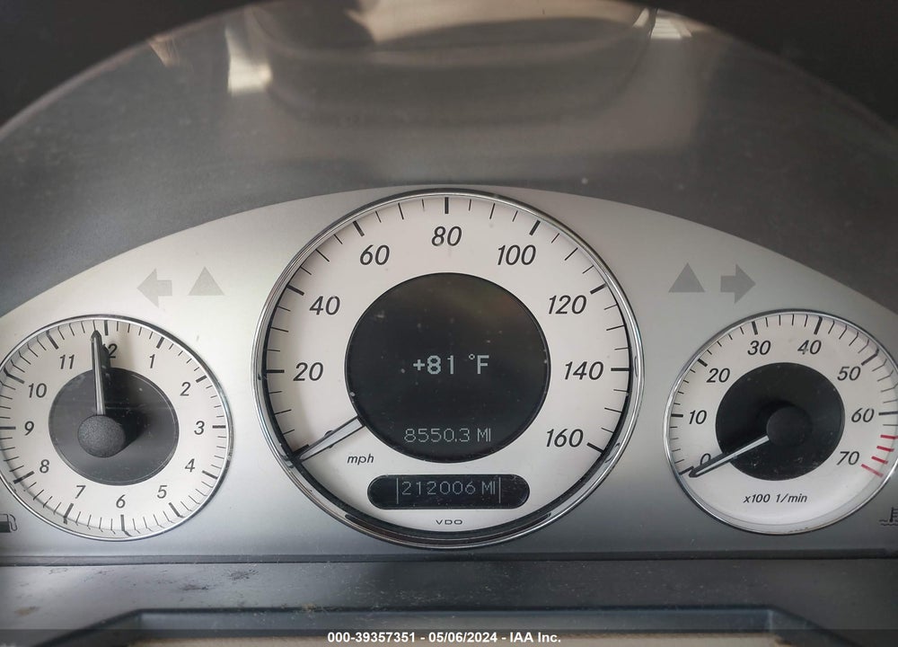 2007 MERCEDES-BENZ E 350 VIN: WDBUF56X97B111693