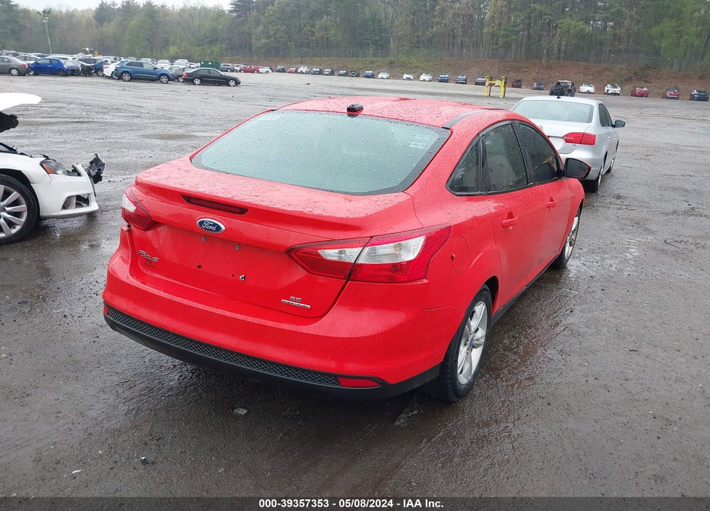 2013 FORD FOCUS SE VIN: 1FADP3F21DL258125