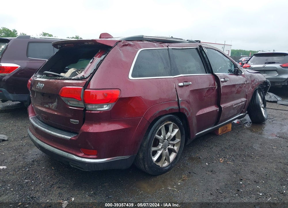 2016 JEEP GRAND CHEROKEE SUMMIT VIN: 1C4RJFJG8GC415188