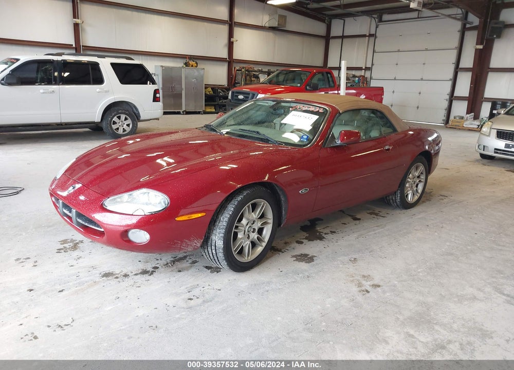 2001 JAGUAR XK8 VIN: SAJDA42C31NA13945