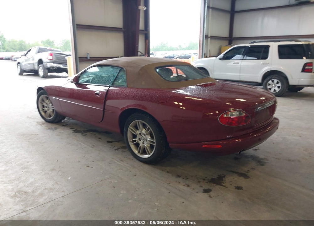 2001 JAGUAR XK8 VIN: SAJDA42C31NA13945