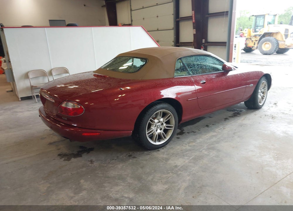 2001 JAGUAR XK8 VIN: SAJDA42C31NA13945