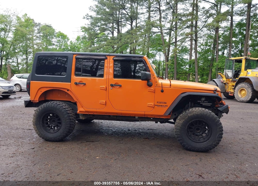 2012 JEEP WRANGLER UNLIMITED SPORT VIN: 1C4BJWDG0CL167235