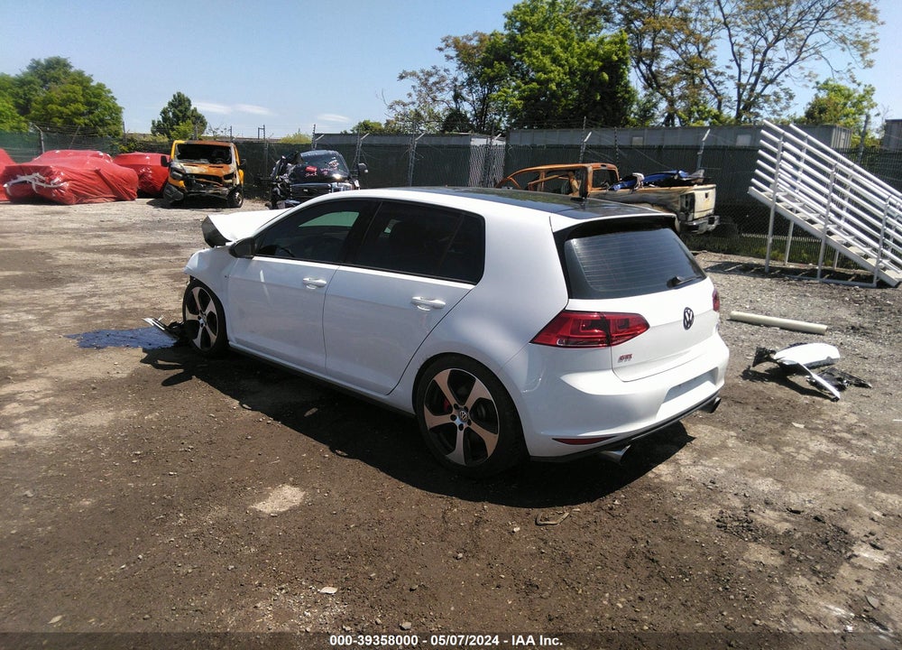 2017 VOLKSWAGEN GOLF GTI AUTOBAHN 4-DOOR/S 4-DOOR/SE 4-DOOR/SPORT 4-DOOR VIN: 3VW547AU0HM010294
