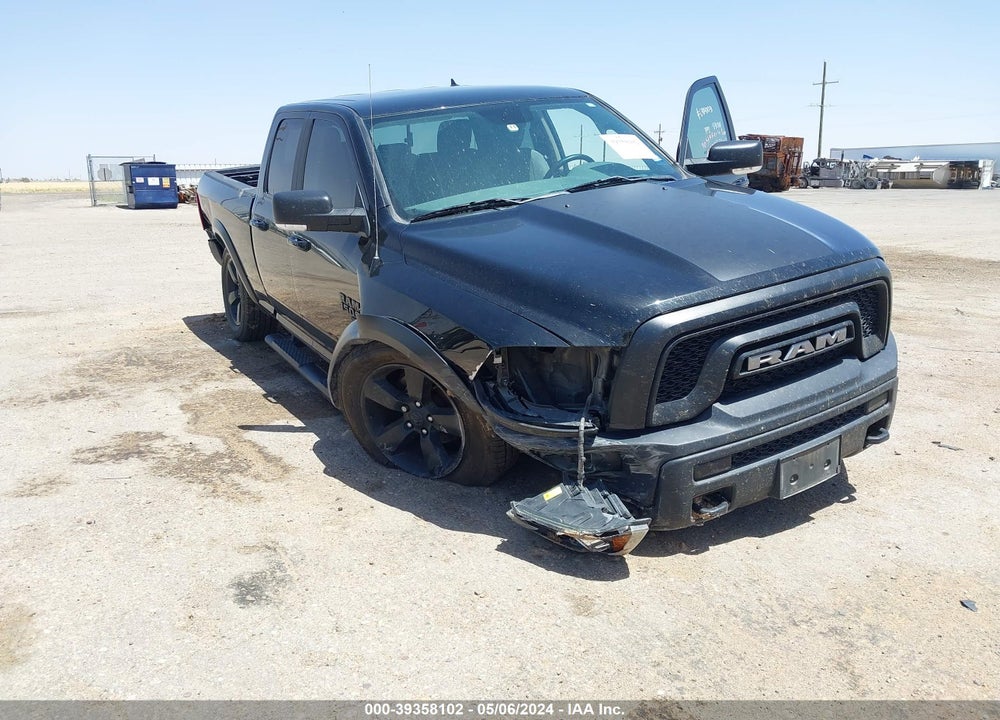 2019 RAM 1500 CLASSIC WARLOCK QUAD CAB 4X2 6'4 BOX VIN: 1C6RR6GT2KS618001