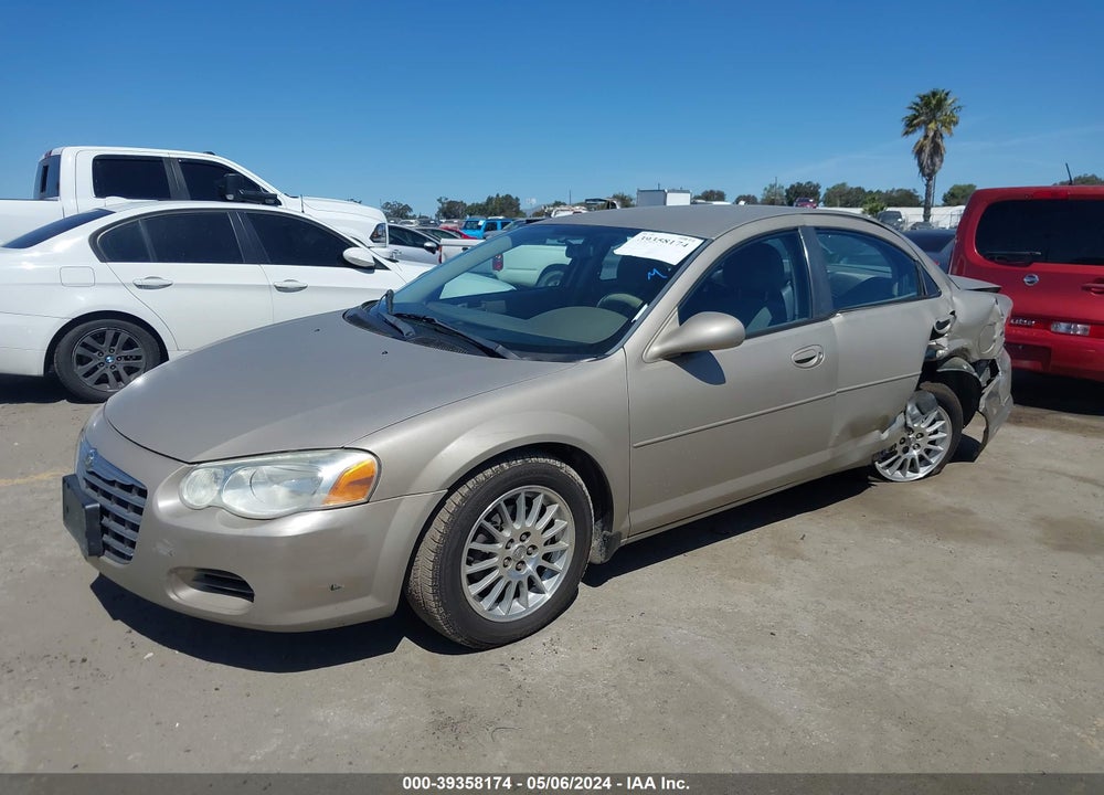 2004 CHRYSLER SEBRING LX VIN: 1C3EL46X04N236668