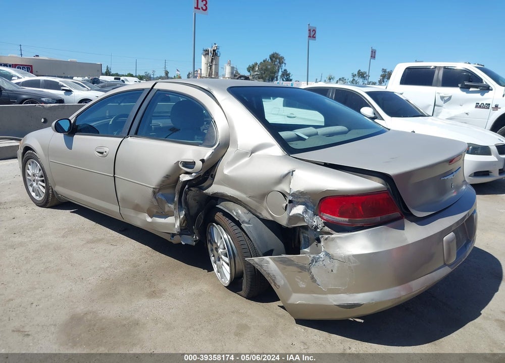 2004 CHRYSLER SEBRING LX VIN: 1C3EL46X04N236668