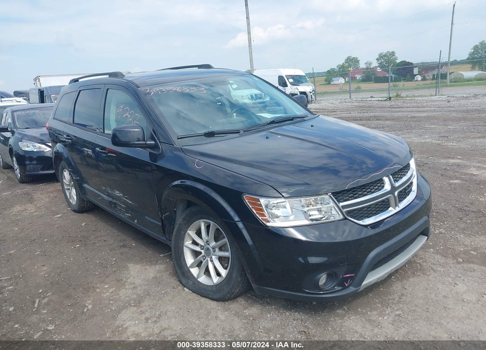 2016 DODGE JOURNEY SXT VIN: 3C4PDCBB9GT132657