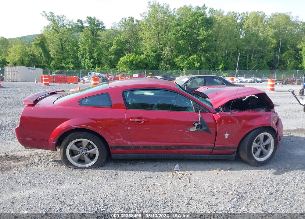 2006 FORD MUSTANG V6 VIN: 1ZVHT80N965237342