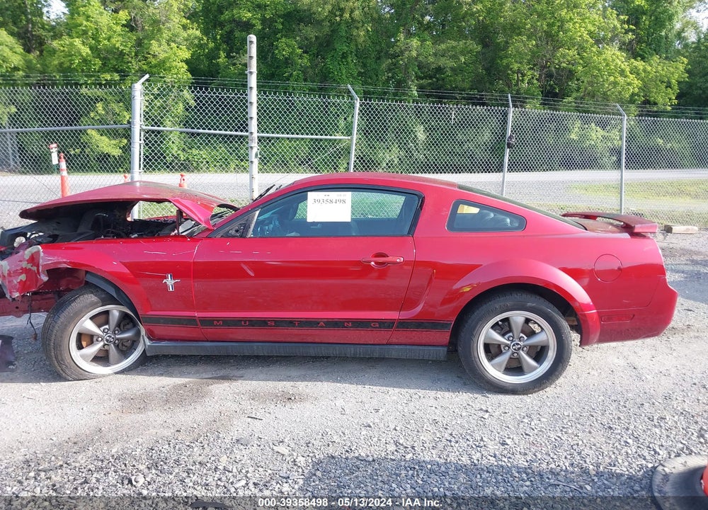 2006 FORD MUSTANG V6 VIN: 1ZVHT80N965237342