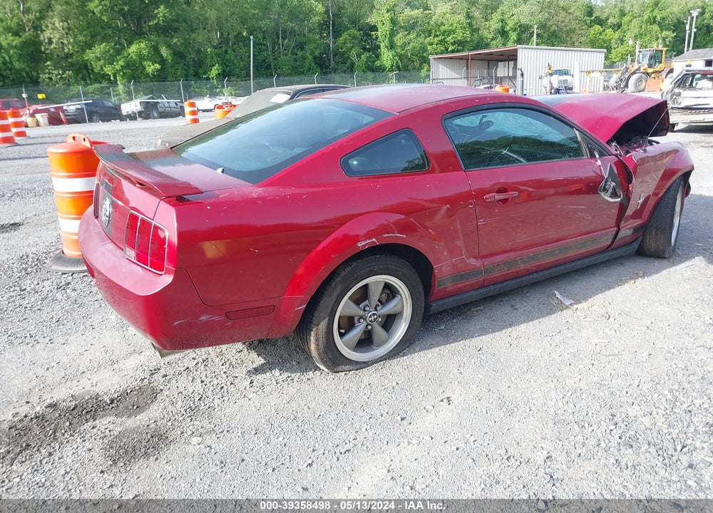 2006 FORD MUSTANG V6 VIN: 1ZVHT80N965237342