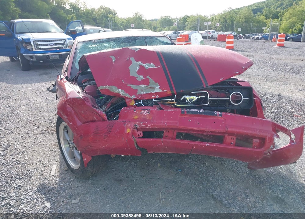 2006 FORD MUSTANG V6 VIN: 1ZVHT80N965237342