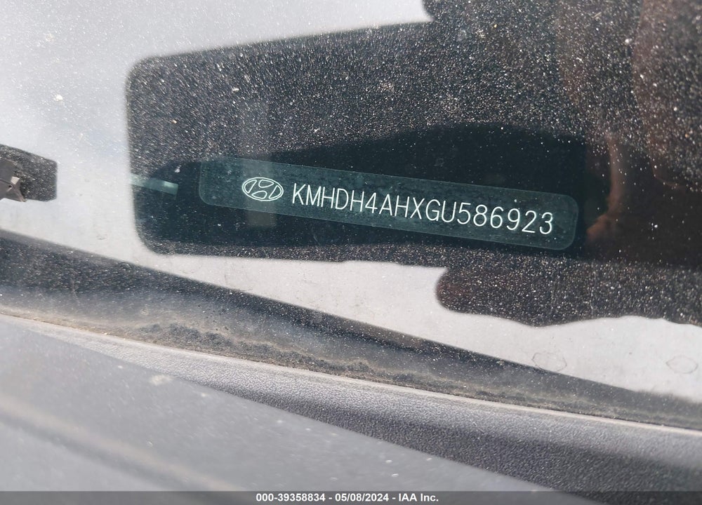2016 HYUNDAI ELANTRA SPORT VIN: KMHDH4AHXGU586923