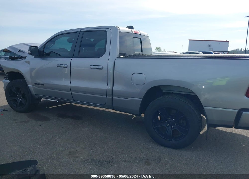 2021 RAM 1500 BIG HORN QUAD CAB 4X4 6'4 BOX VIN: 1C6SRFBT3MN617739